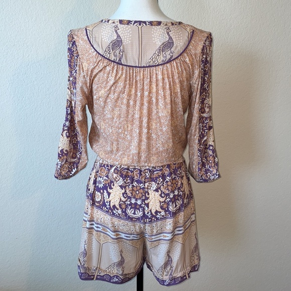 Spell & the Gypsy Xanadu Playsuit Romper Gold Dust - Picture 10 of 16